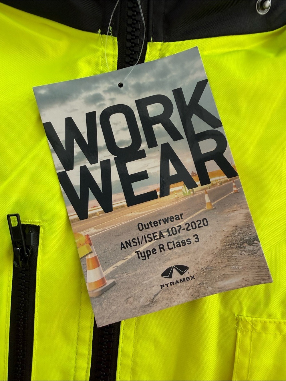 Pyramex RJ3110 High Visibility Insulated Reflective Safety Jacket NWT Size M - Picture 7 of 10